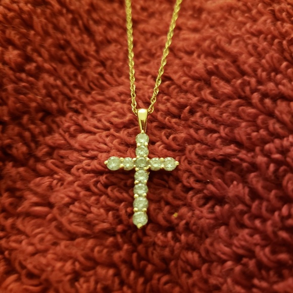 💎NOT FOR SALE! TRADED! Genuine Diamond Cross💎 - Picture 3 of 8